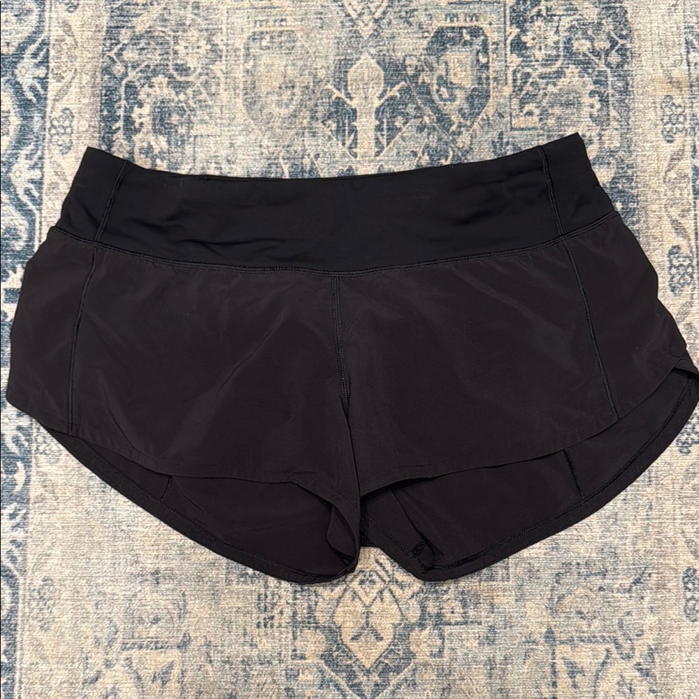 Lululemon Athletica Black Athletic Shorts Lightweight Performance